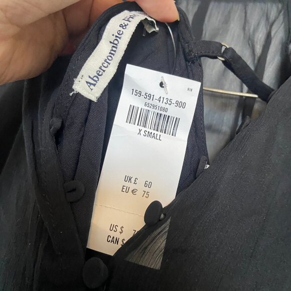 Abercrombie & Fitch Black dress - XS - Picture 4 of 4